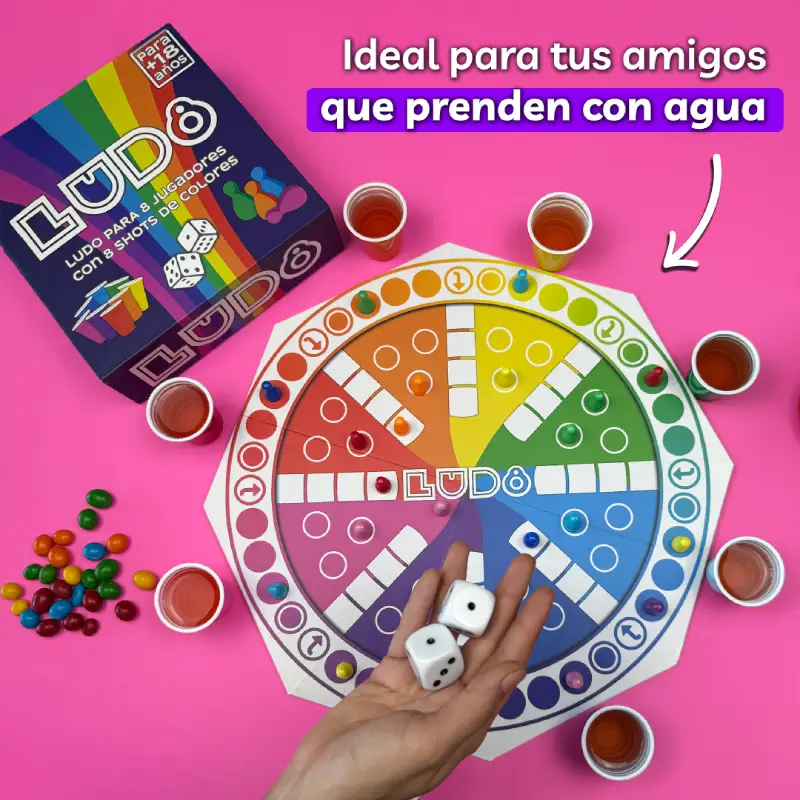 unboxing lud8 sobre la mesa