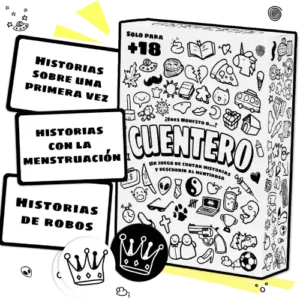 Promocional caja Cuentero con cartas Promocional caja Cuentero con cartas