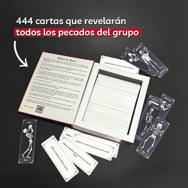 unboxing juicio final sobre fondo negro con texto