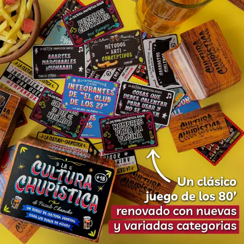 cultura chupistica sobre la mesa