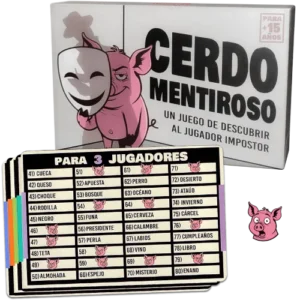Promocional caja cerdo mentiroso