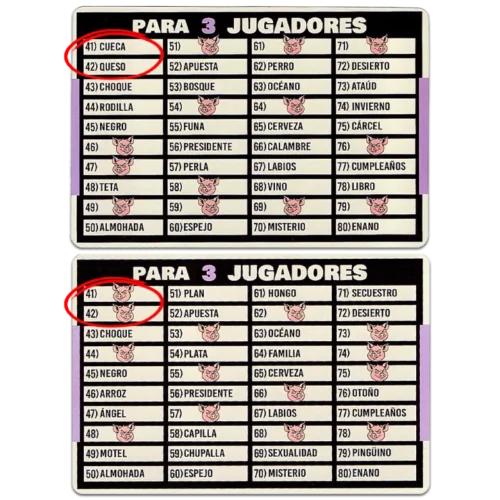 Cerdo mentiroso cartas 3 jugadores