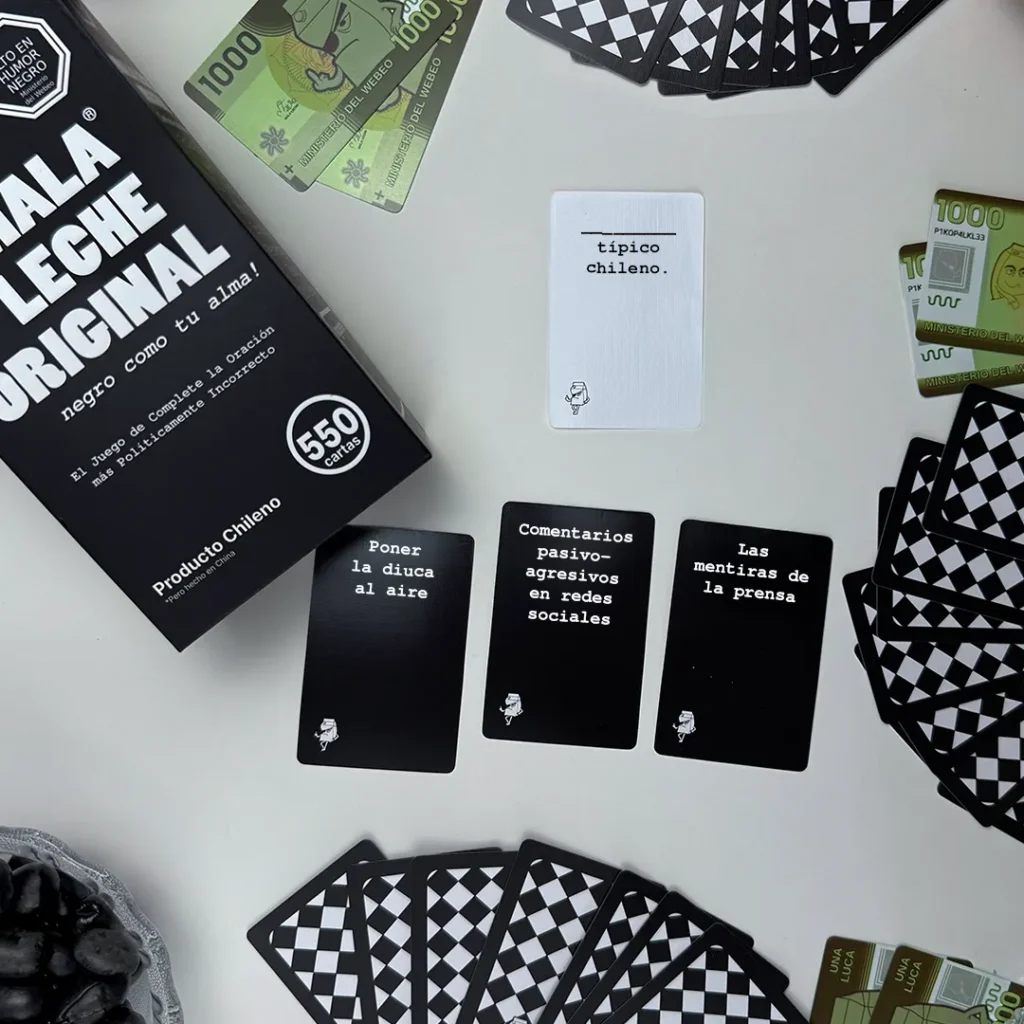 juego mala leche unboxing mala leche original sin texto